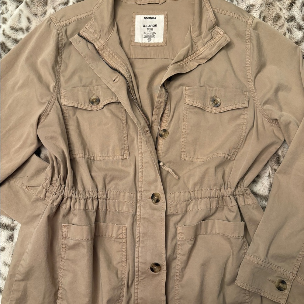 Sonoma Women's Utility Jacket in Tan